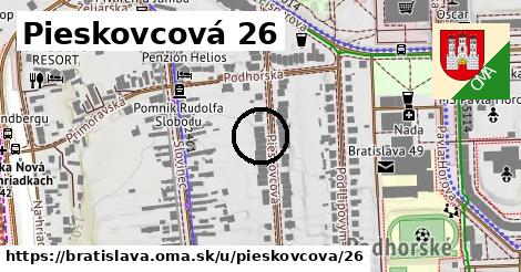 Pieskovcová 26, Bratislava