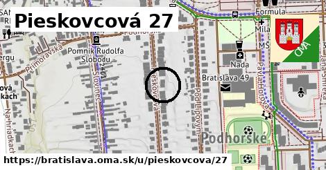 Pieskovcová 27, Bratislava