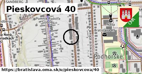 Pieskovcová 40, Bratislava