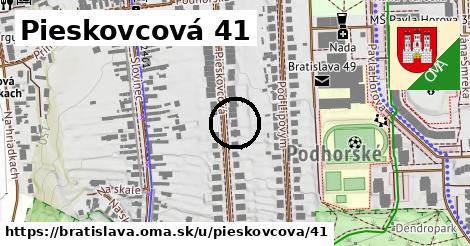 Pieskovcová 41, Bratislava