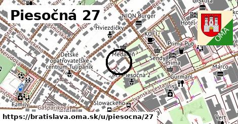 Piesočná 27, Bratislava