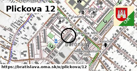 Plickova 12, Bratislava