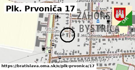 Plk. Prvoniča 17, Bratislava