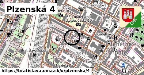 Plzenská 4, Bratislava