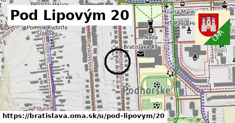 Pod Lipovým 20, Bratislava