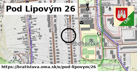 Pod Lipovým 26, Bratislava