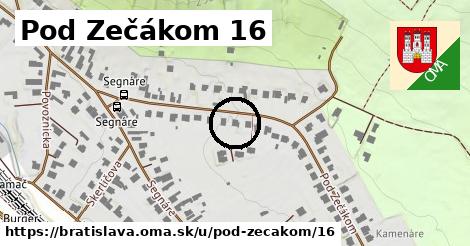 Pod Zečákom 16, Bratislava