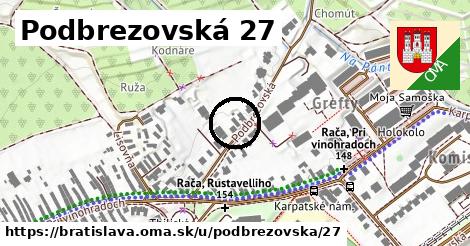 Podbrezovská 27, Bratislava