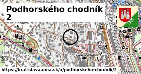 Podhorského chodník 2, Bratislava