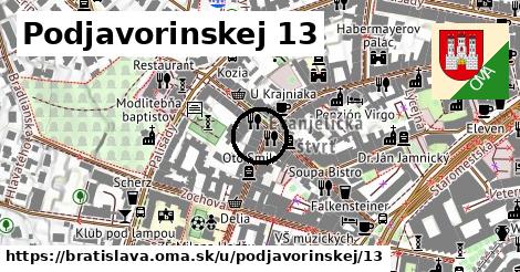 Podjavorinskej 13, Bratislava