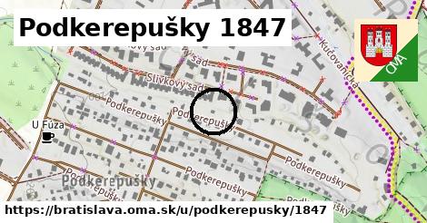Podkerepušky 1847, Bratislava