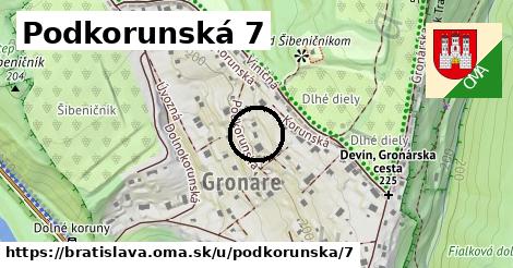 Podkorunská 7, Bratislava