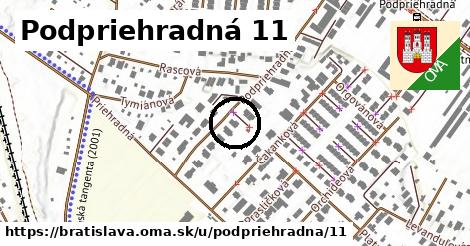 Podpriehradná 11, Bratislava