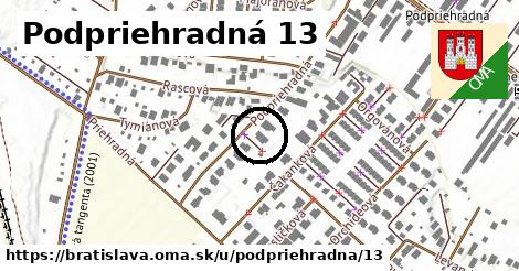 Podpriehradná 13, Bratislava