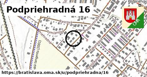 Podpriehradná 16, Bratislava