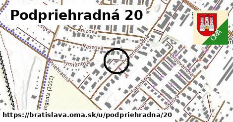 Podpriehradná 20, Bratislava