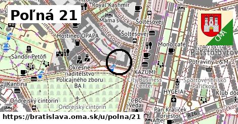 Poľná 21, Bratislava