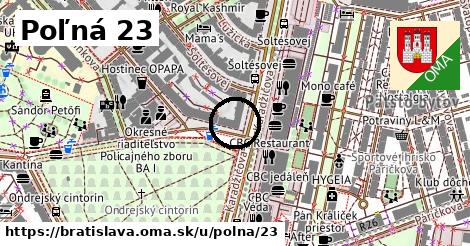 Poľná 23, Bratislava