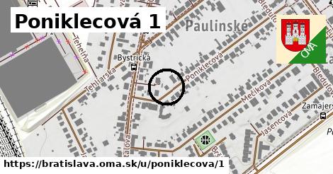 Poniklecová 1, Bratislava