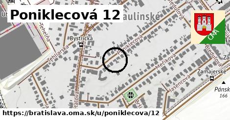 Poniklecová 12, Bratislava