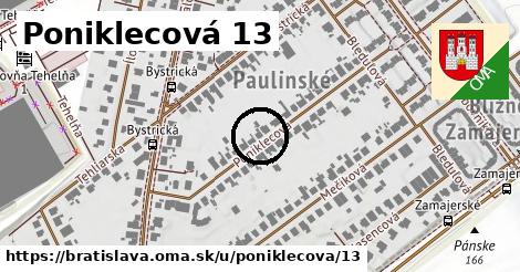 Poniklecová 13, Bratislava