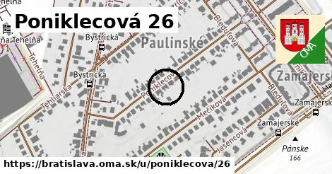 Poniklecová 26, Bratislava