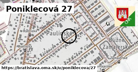 Poniklecová 27, Bratislava