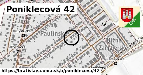 Poniklecová 42, Bratislava