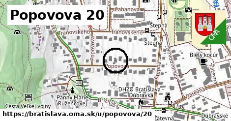 Popovova 20, Bratislava