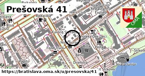 Prešovská 41, Bratislava