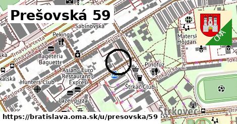 Prešovská 59, Bratislava