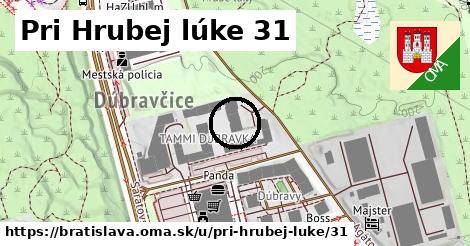 Pri Hrubej lúke 31, Bratislava