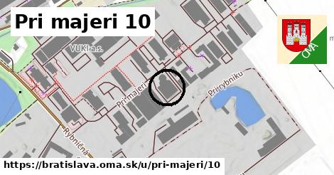 Pri majeri 10, Bratislava