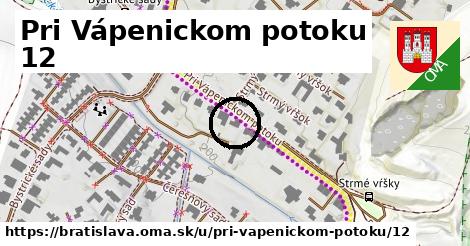 Pri Vápenickom potoku 12, Bratislava