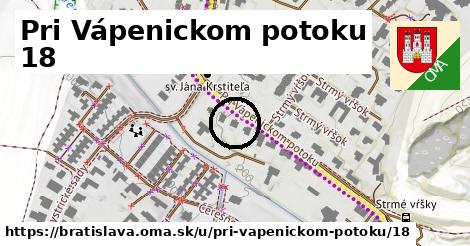 Pri Vápenickom potoku 18, Bratislava