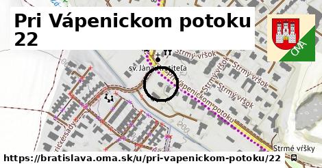 Pri Vápenickom potoku 22, Bratislava