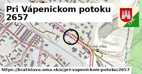 Pri Vápenickom potoku 2657, Bratislava