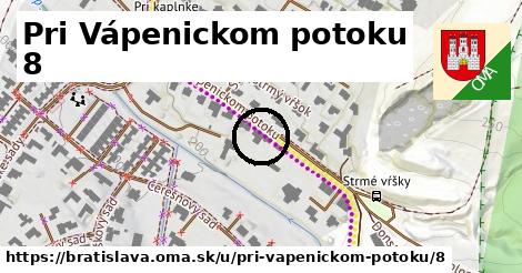 Pri Vápenickom potoku 8, Bratislava