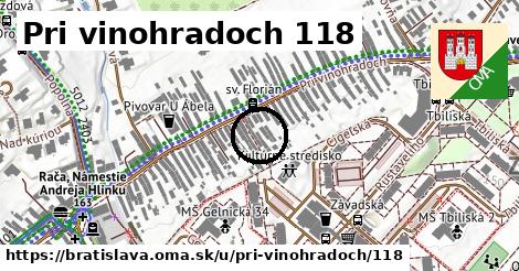 Pri vinohradoch 118, Bratislava