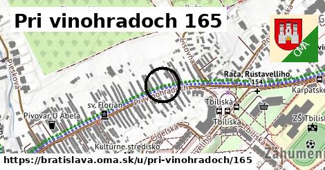 Pri vinohradoch 165, Bratislava