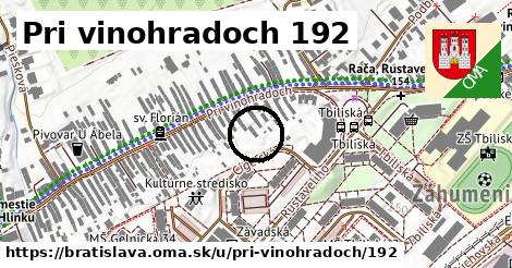 Pri vinohradoch 192, Bratislava