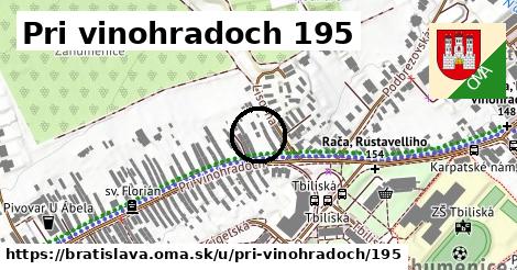 Pri vinohradoch 195, Bratislava