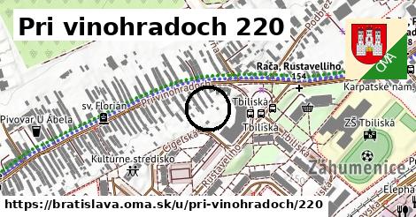 Pri vinohradoch 220, Bratislava