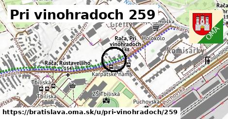 Pri vinohradoch 259, Bratislava