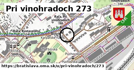 Pri vinohradoch 273, Bratislava