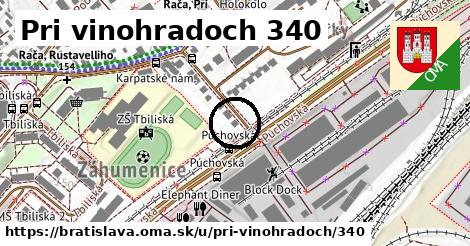 Pri vinohradoch 340, Bratislava