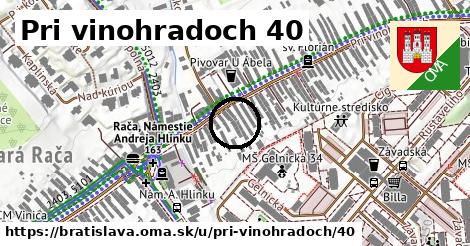 Pri vinohradoch 40, Bratislava