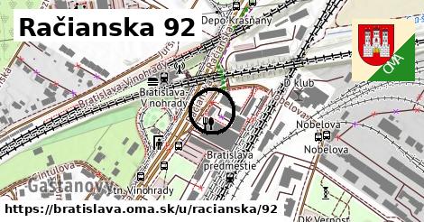 Račianska 92, Bratislava