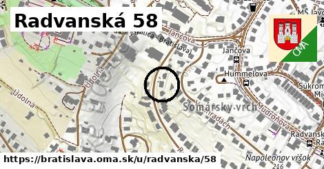 Radvanská 58, Bratislava