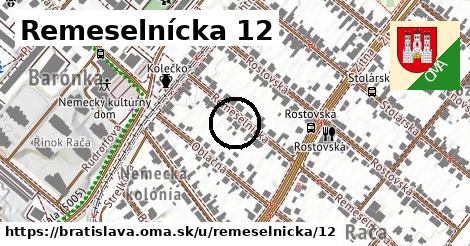 Remeselnícka 12, Bratislava